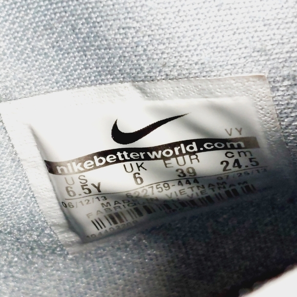 Nike Zoom Hyperquickness Blue Athleisure Running Lace Up High Top Sneakers D801 - Picture 9 of 11